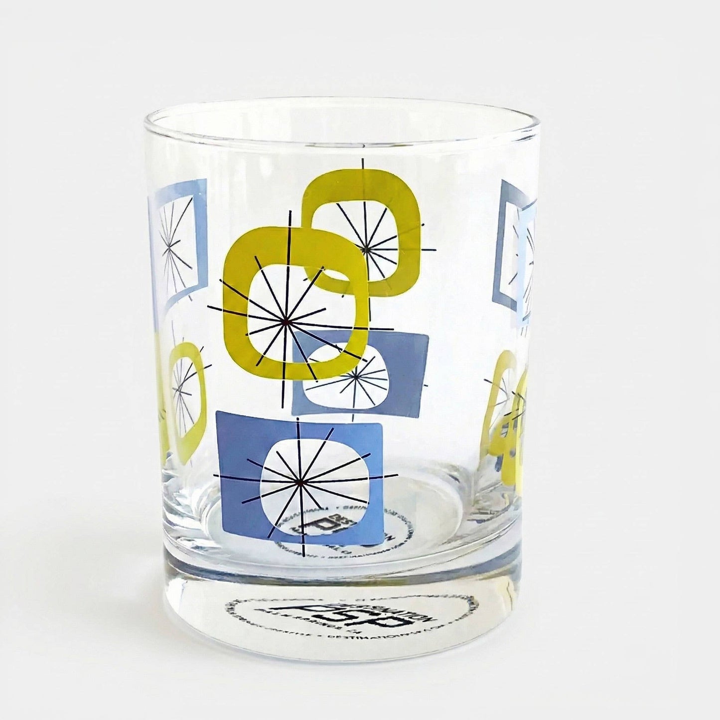 Atomic Old Fashioned Cocktail Glass - Set of 4