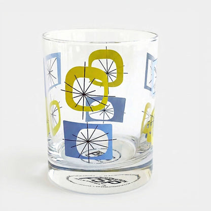 Atomic Old Fashioned Cocktail Glass - Set of 4