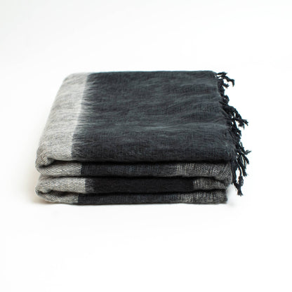 Extra Soft Yak Wool Blanket  46"x96" Handmade