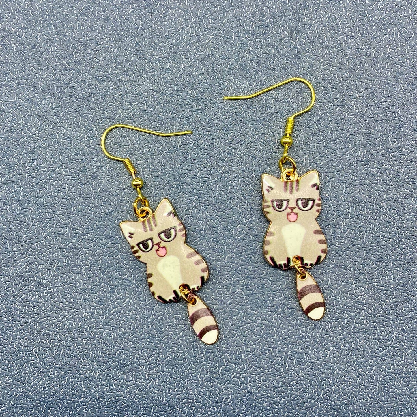Cat Dangle Earrings