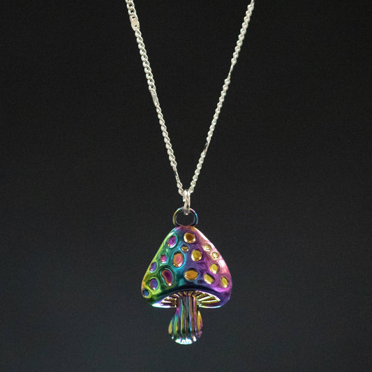 Cosmic Mushroom Necklace
