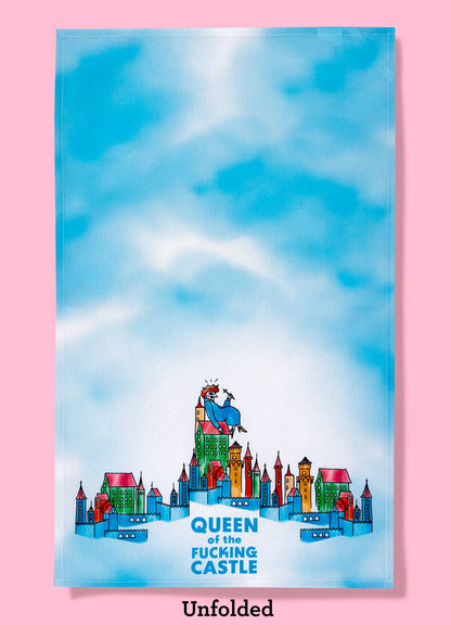 Queen of the F*cking Castle Dishtowel