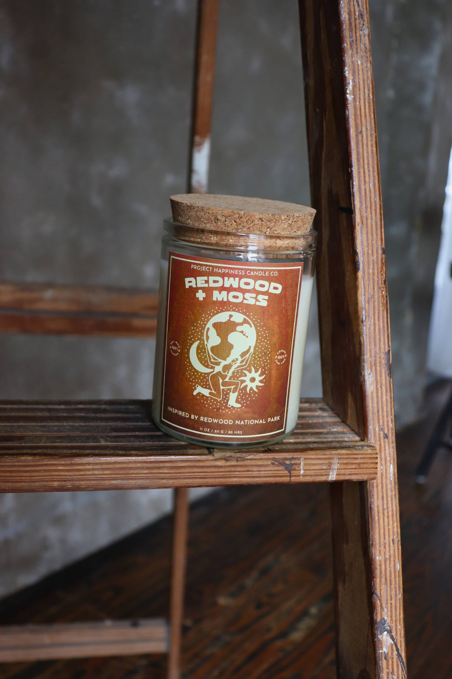 Redwood and Moss Soy Candle - Redwood National Park 11oz 