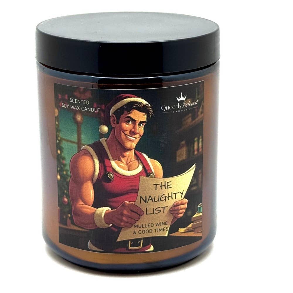 Queerly Beloved Holiday Candles- Well Hung