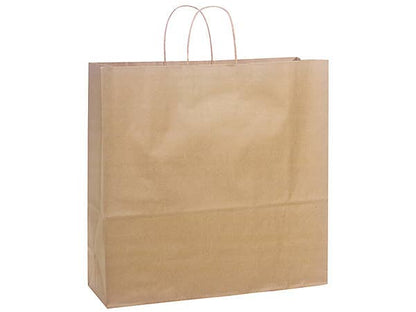 Recycled Brown Kraft Paper Retail Shopping Bags