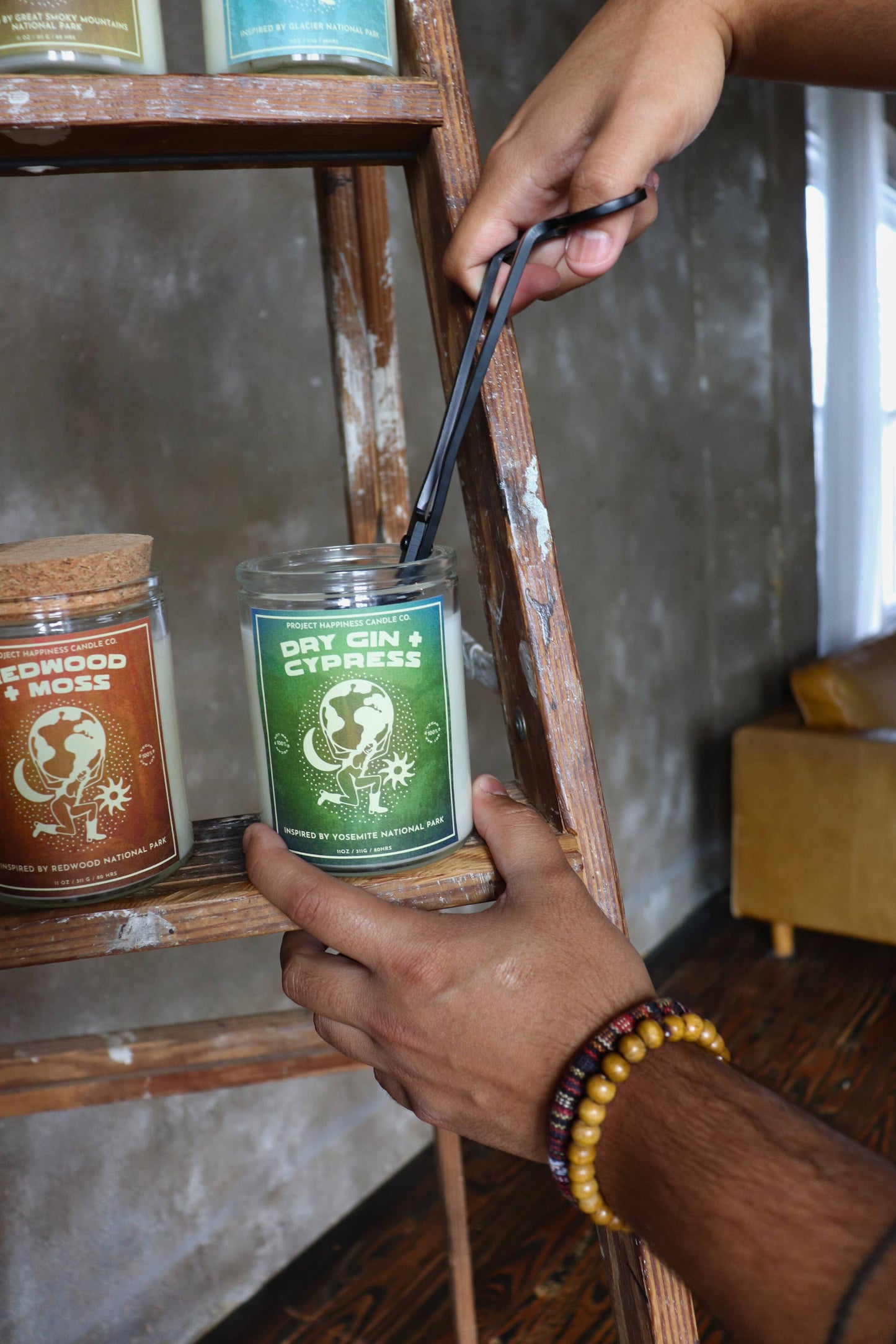 Dry Gin and Cypress Soy Candle - Yosemite National Park 11oz