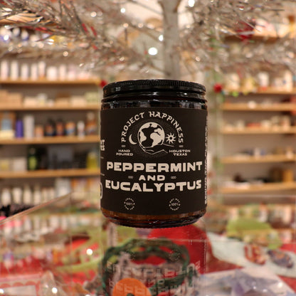 Peppermint and Eucalyptus Soy Candle - 8oz