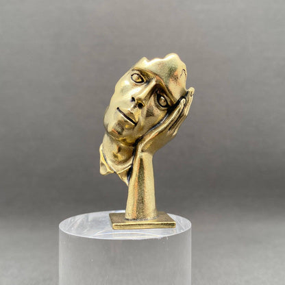 Brass Abstract Figurine Crafts Decoration Desktop Ornaments