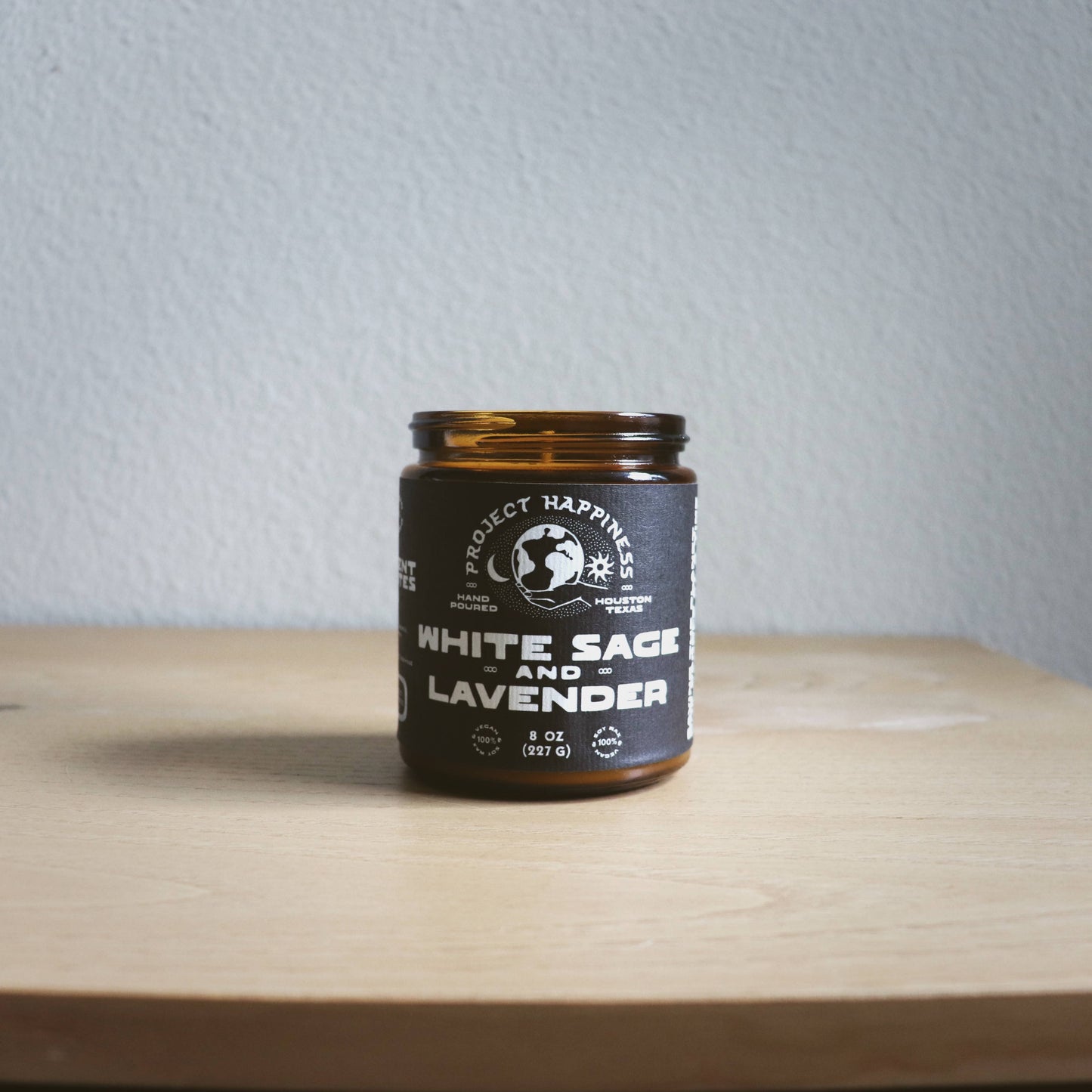 White Sage and Lavender Soy Candle - 8oz