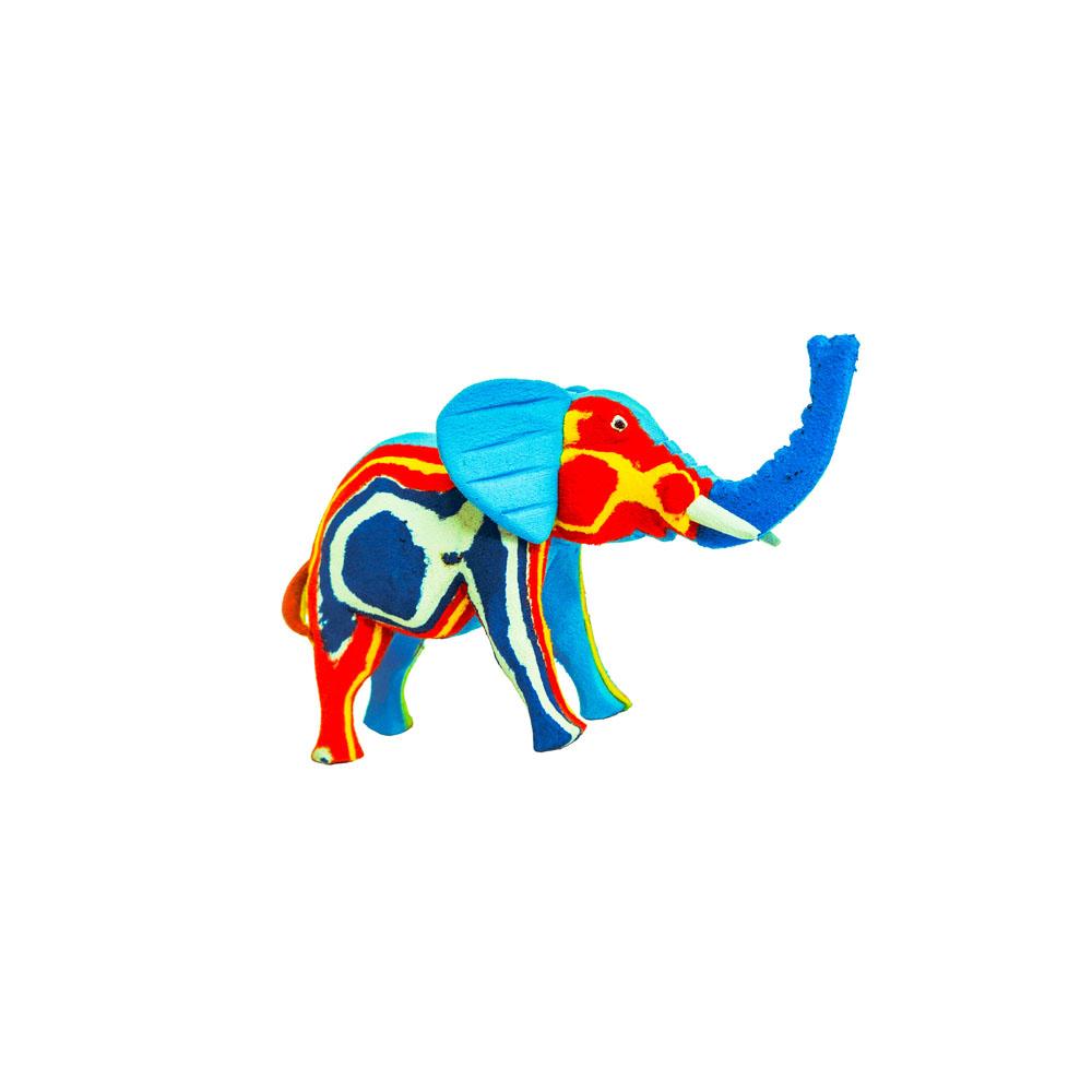 Kenyan Heritage Elephant Flip Flop Sculpture- colours vary
