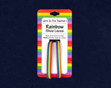 Rainbow Shoelaces 56"