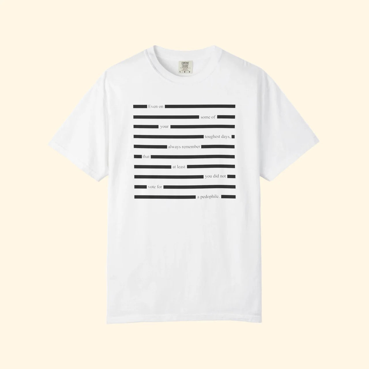 Redacted Epstein Files Crew T-shirt