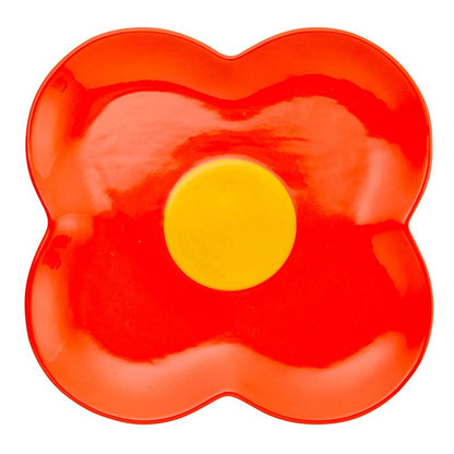 Flower Shaped Ceramic Plate